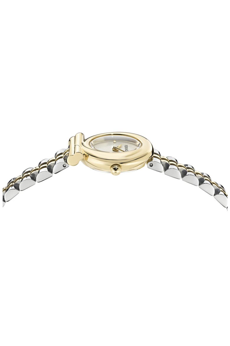 Gancini Twisted Two-Tone Bracelet Watch, 23mm, Alternate, color, TWO TONE