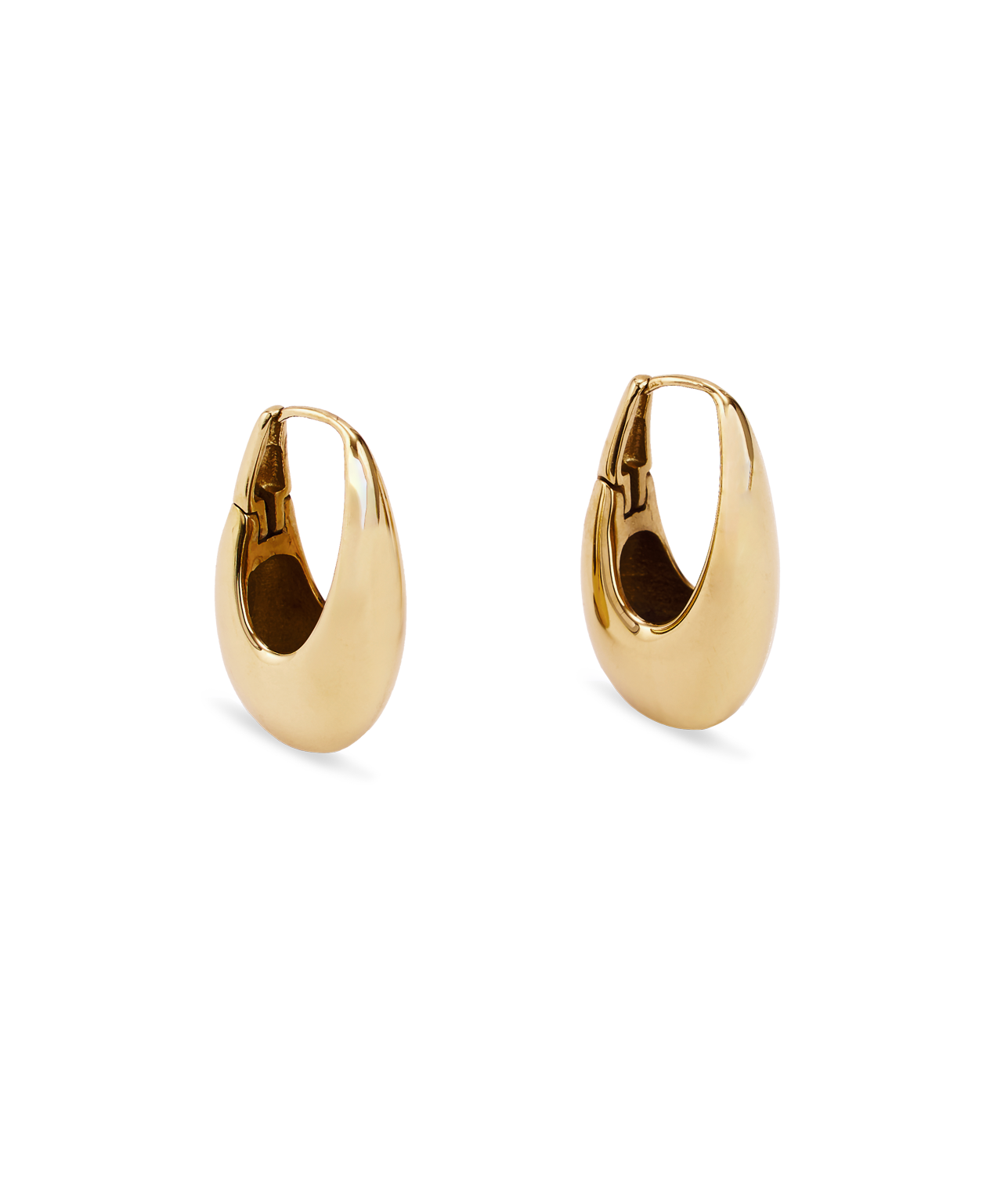Hey Harper September Oval Earrings in Gold 