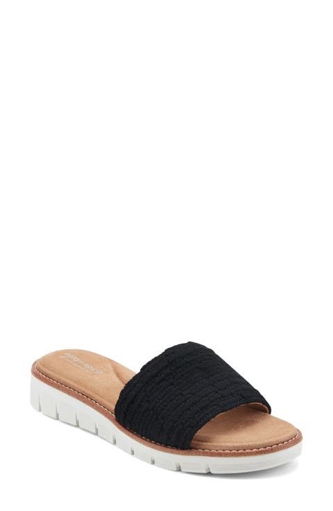 Jadyn Platform Wedge Slide Sandal (Women)