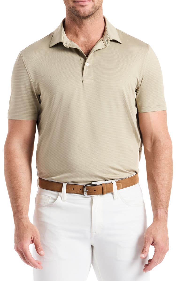 Robert Graham Canto Knit Polo, Main, color, Crockery
