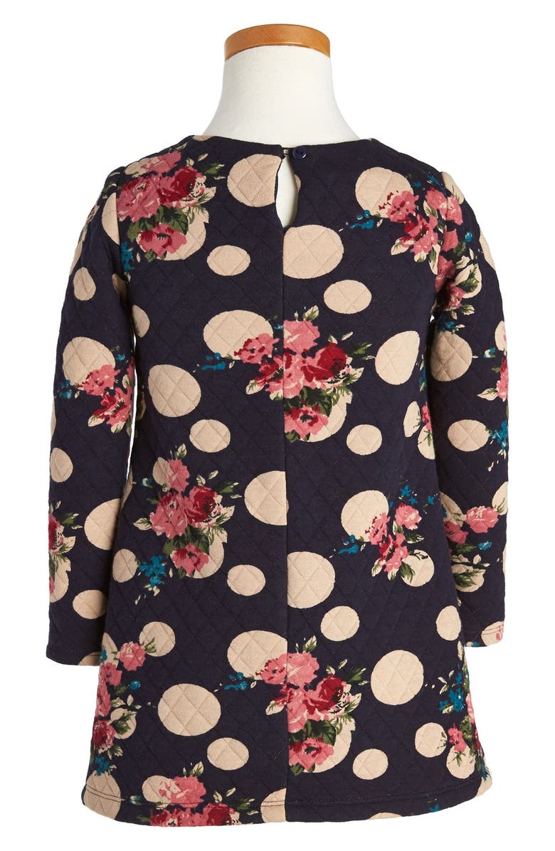 Pippa & Julie Polka Dot Sweatshirt Dress, Alternate, color, 