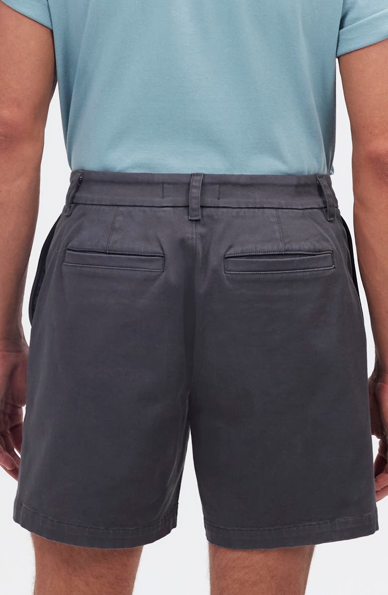 Madewell Chino Shorts, Alternate, color, Thunder Cloud