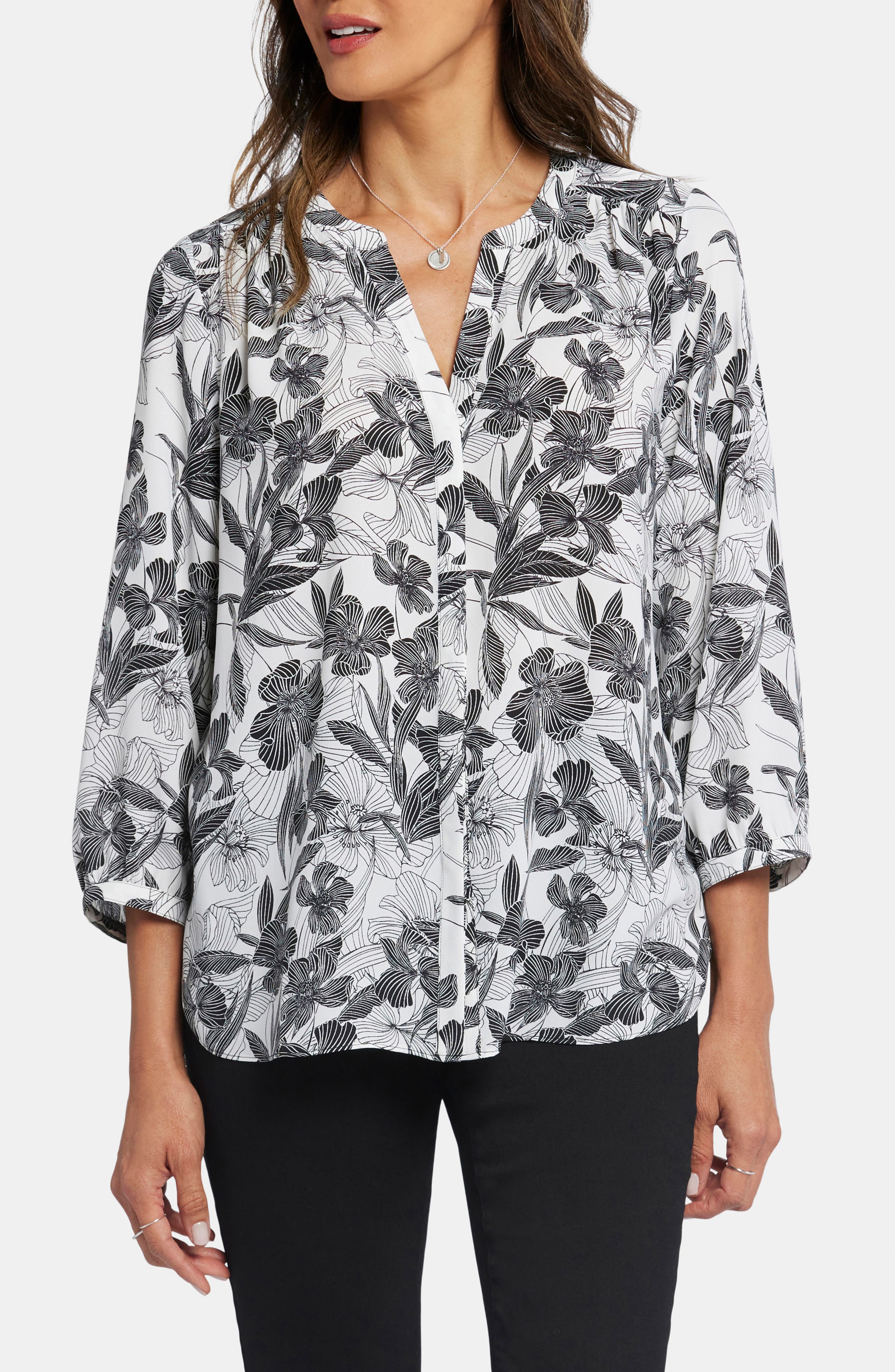 NYDJ Pintuck Blouse