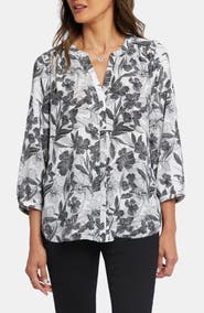 NYDJ Pintuck Blouse