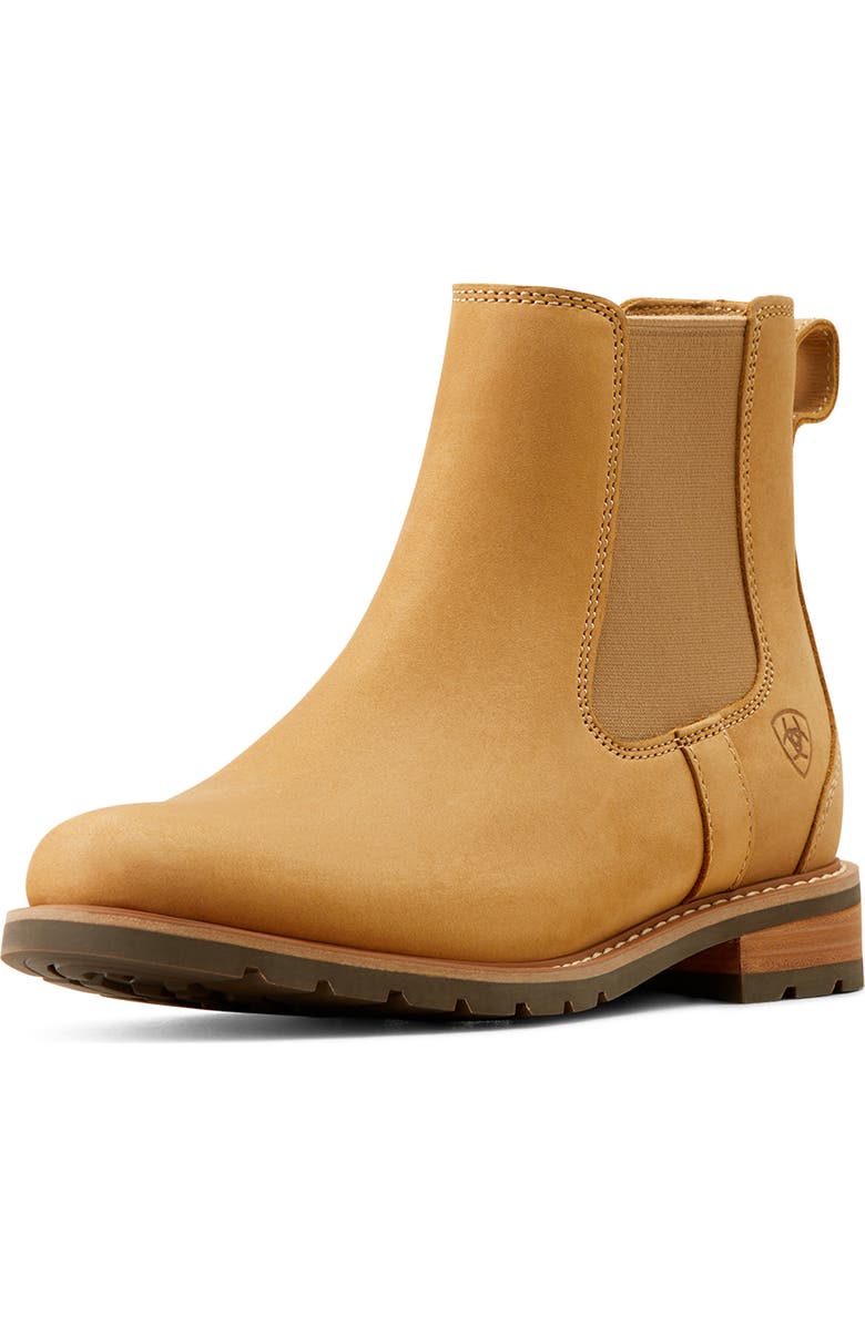 Ariat Wexford Waterproof Chelsea Boot, Alternate, color, Brown