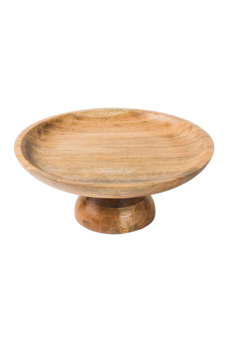 Sienna Mangowood Pedestal Stand, Alternate, color, Brown