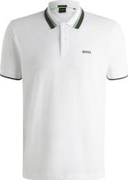 BOSS Paddy Tipped Cotton Polo