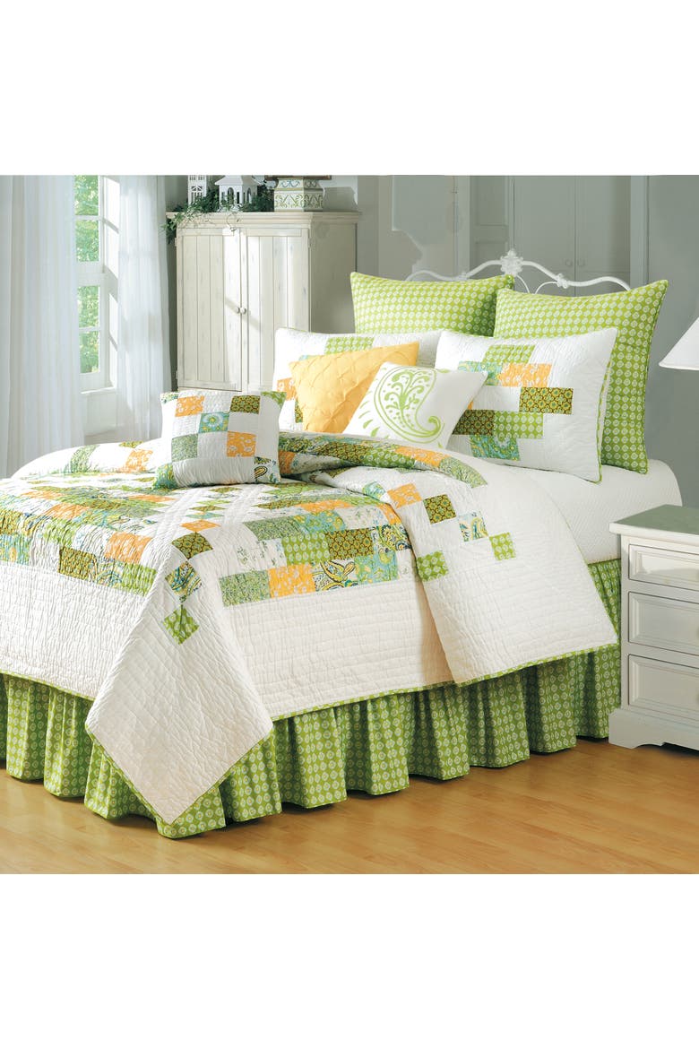 Gracie Cotton Standard Pillow Sham, Alternate, color, White
