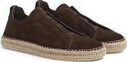 ZEGNA Triple Stitch Espadrille Slip-On Sneaker