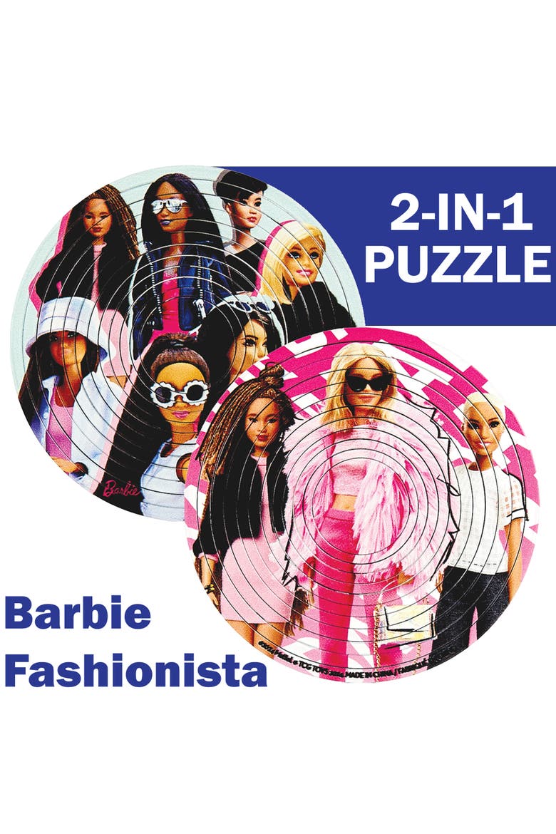 Barbie Fashionista 12 Rings 2In1 Doublesided Puzzle,8+, Alternate, color, Multicolored