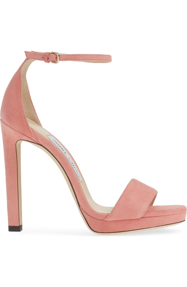 Jimmy Choo Misty Suede Platform Sandal, Alternate, color,