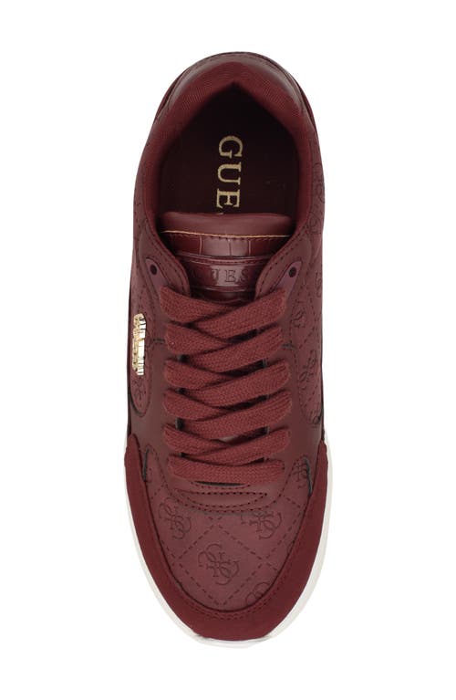 Guess Moxea Sneaker In Red