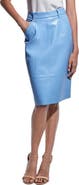 AS by DF Becca Recycled Leather Blend Skirt