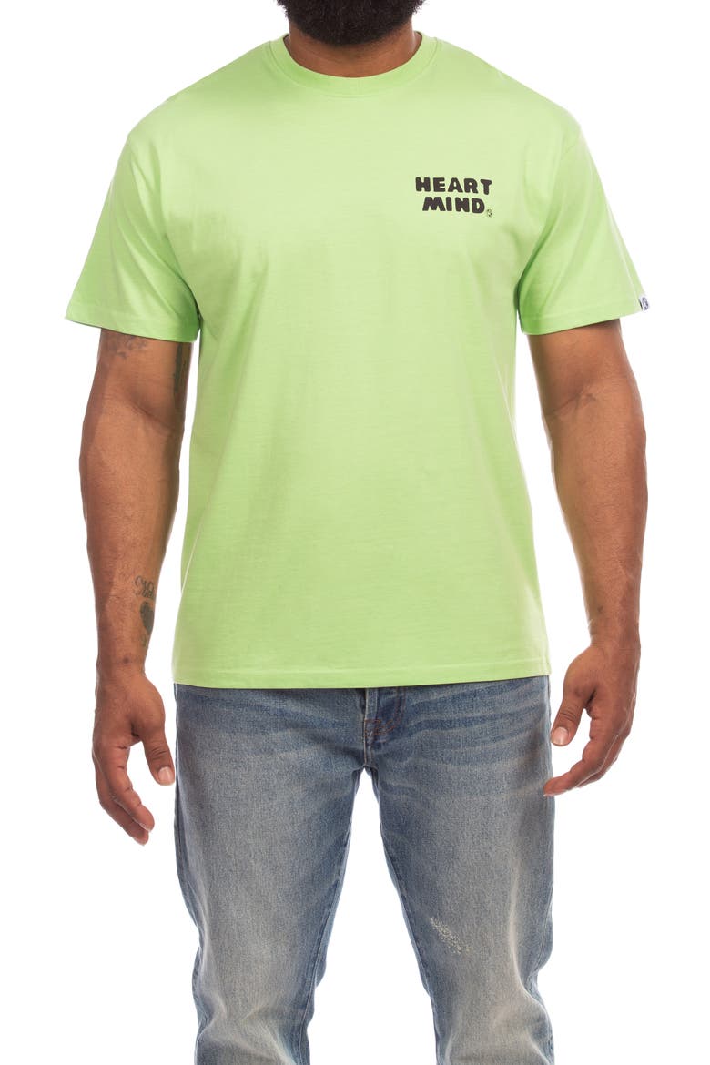 Spaceship Graphic T-Shirt, Main, color, JADE LIME