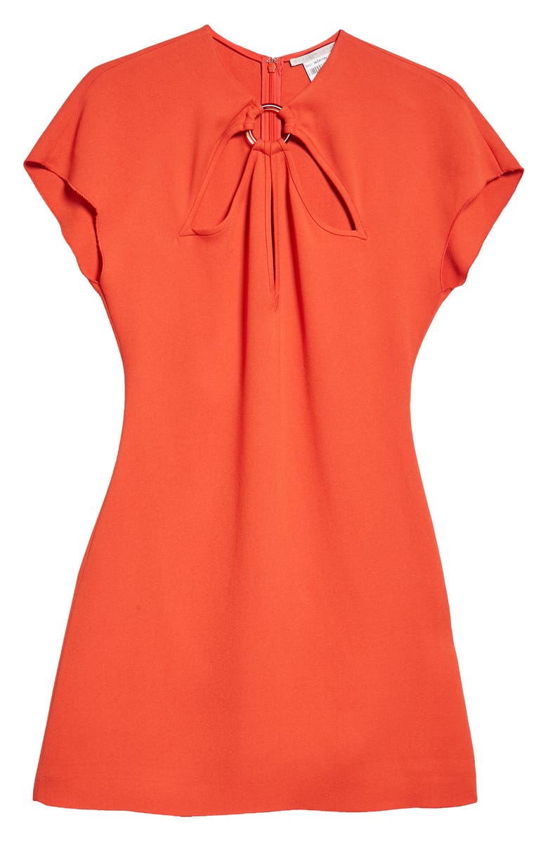 Stella McCartney O-Ring Cutout Minidress, Alternate, color, 