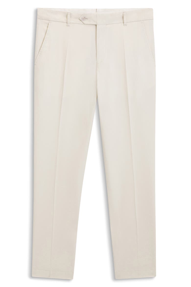 Perin Flat Front Trousers, Alternate, color, OPEN WHTE