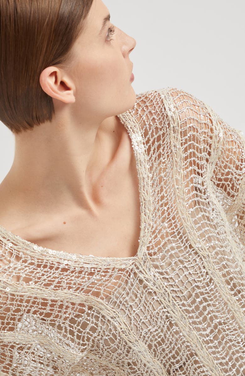 Brunello Cucinelli Dazzling T-shirt, Alternate, color, 