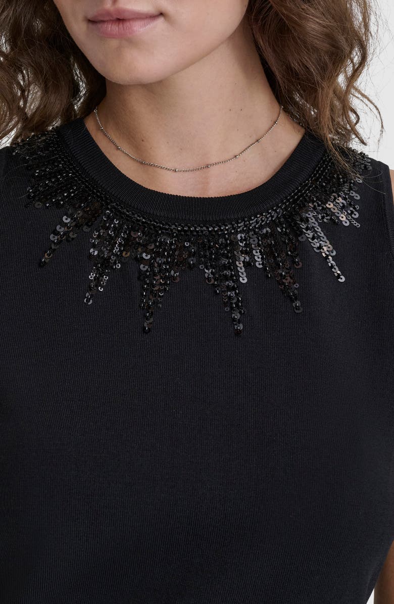 DKNY Sequin Knit Tank, Alternate, color, 