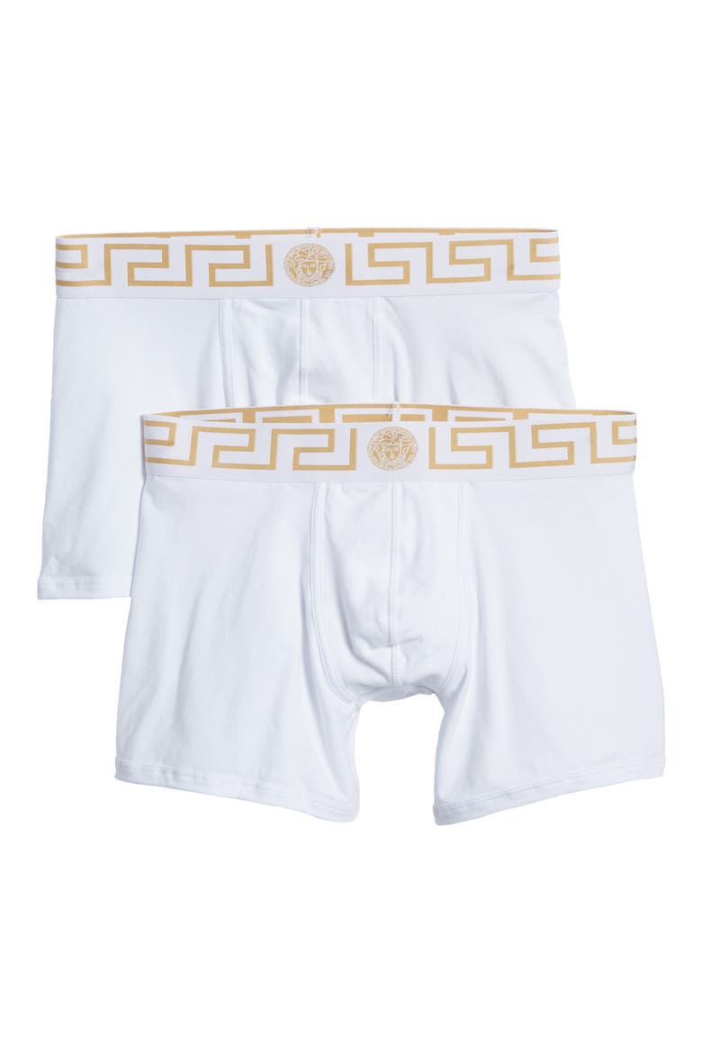 2-Pack Greca Border Boxers, Alternate, color, WHITE