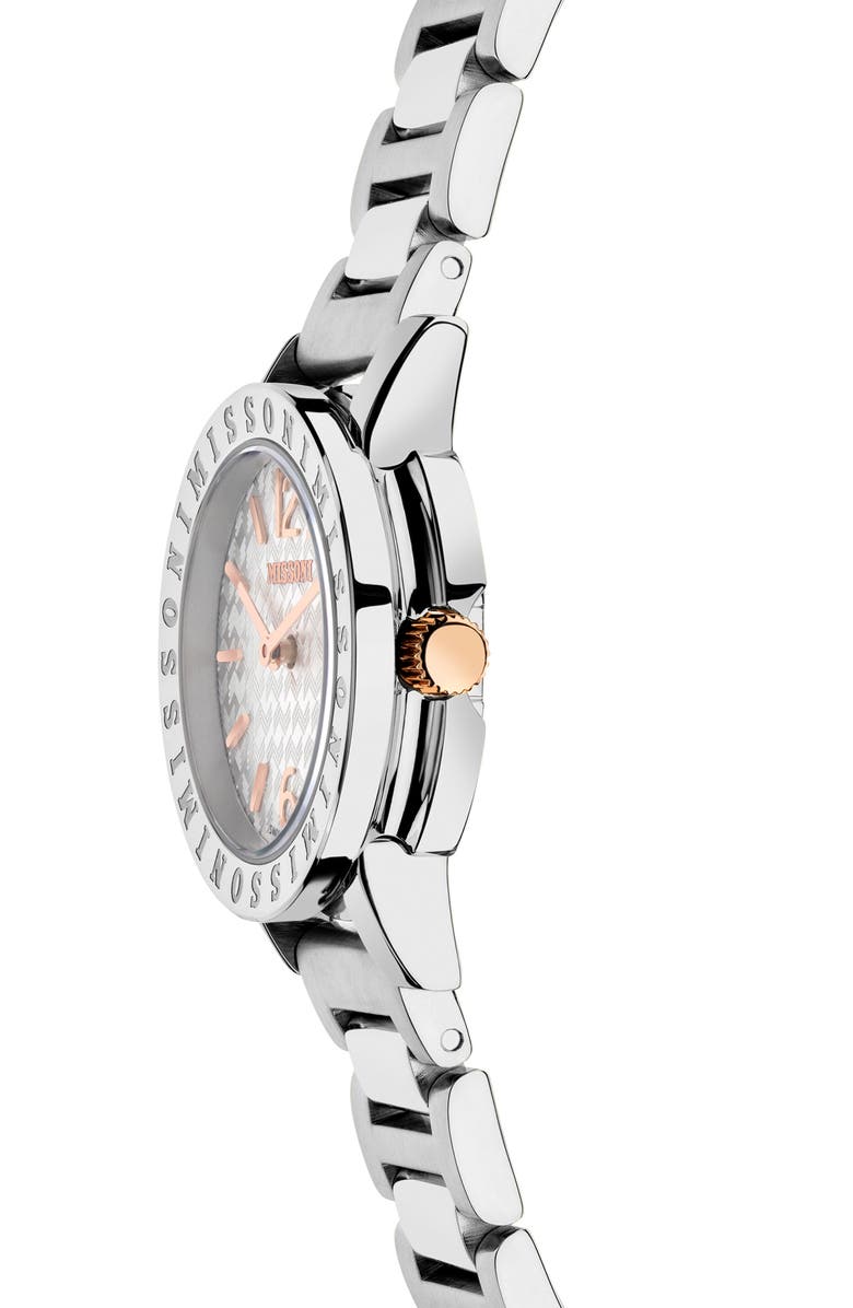 Missoni Estate Interchangable Strap Watch Set, 27mm, Alternate, color, Stainless Steel