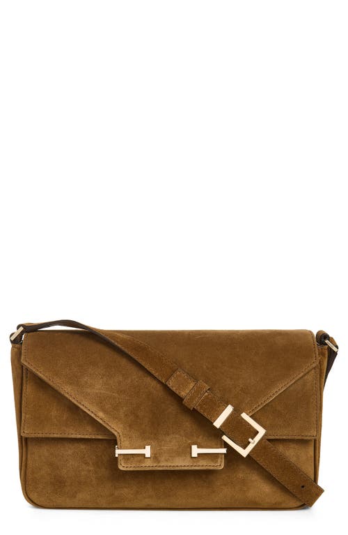 TOM FORD Small Suede Shoulder Bag in Whisky at Nordstrom