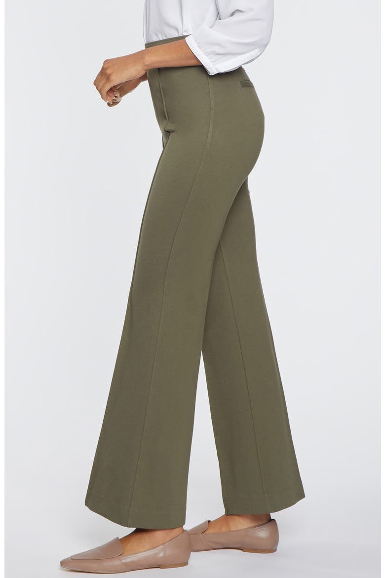 Sculpt-Her™ Pull-On Wide Leg Pants, Alternate, color, MOSS
