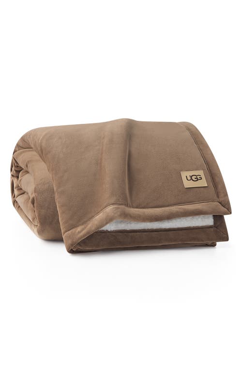 Ugg (r) Dasha Throw Blanket In Chestnut