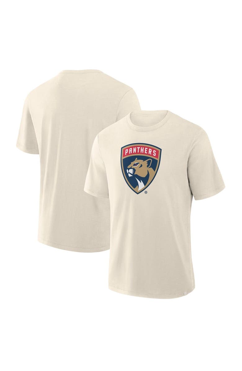 FANATICS Men's Fanatics Cream Florida Panthers Stadium Slub T-Shirt, Main, color, Cream
