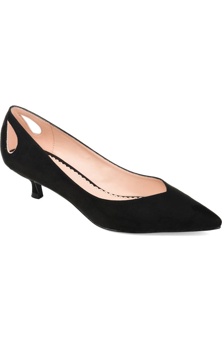 Journee Collection JOURNEE Goldie Kitten Heel Pump, Main, color,