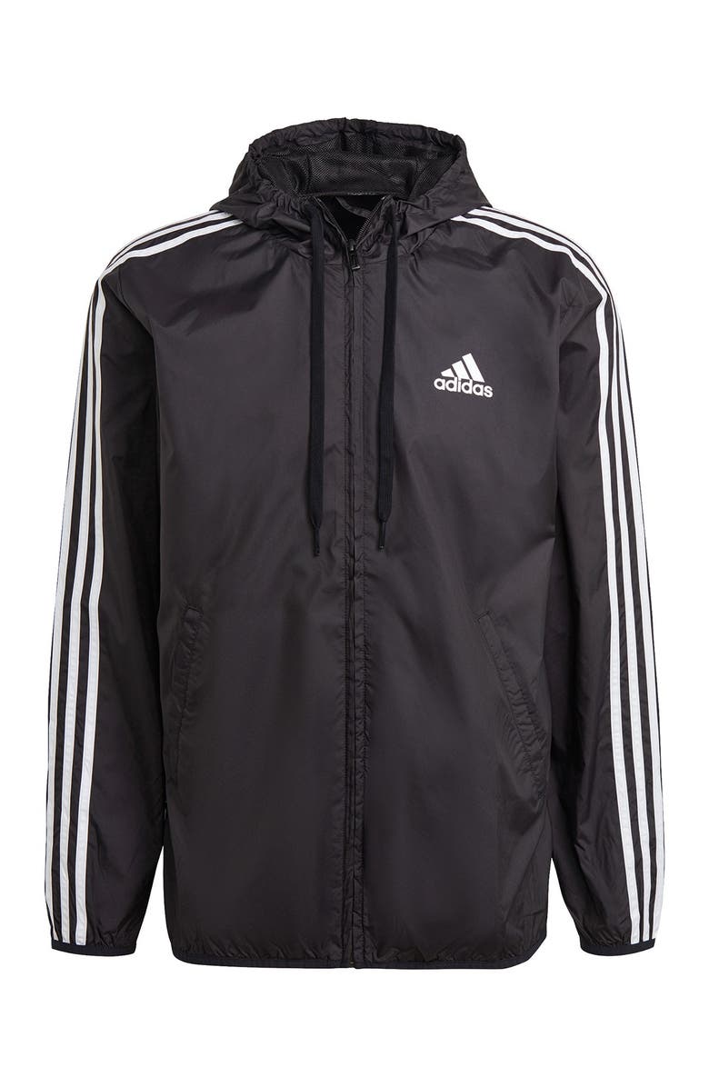 adidas Windbreaker Hooded Jacket, Main, color, 