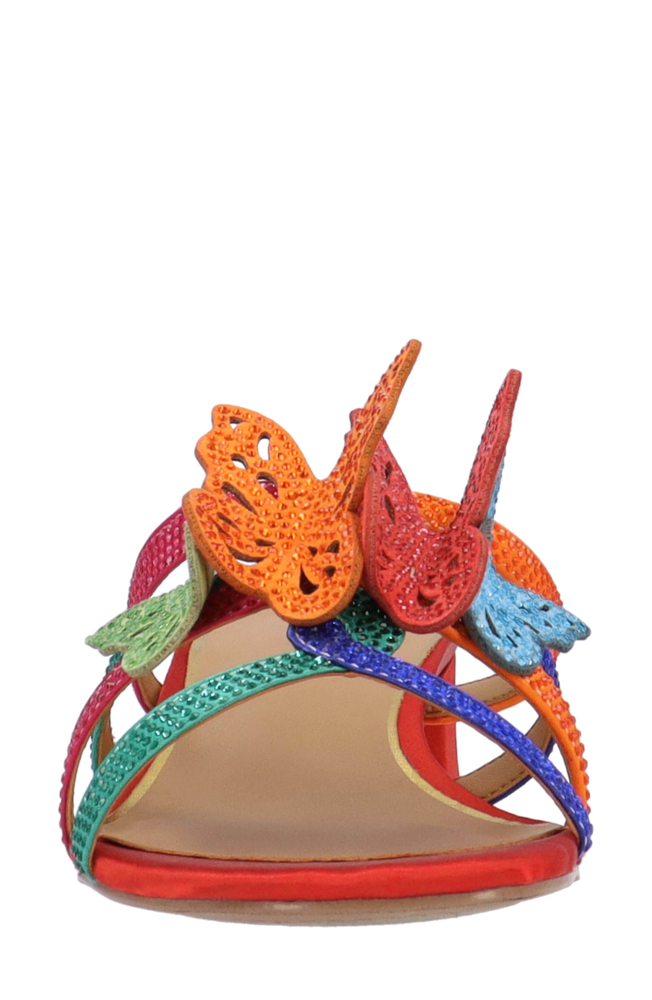 Butterfly Block Heel Sandal, Alternate, color, BRIGHT MULTI