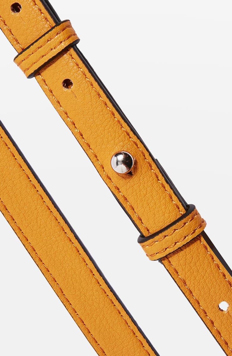 Topshop Otley Faux Leather Crossbody Bag, Alternate, color,