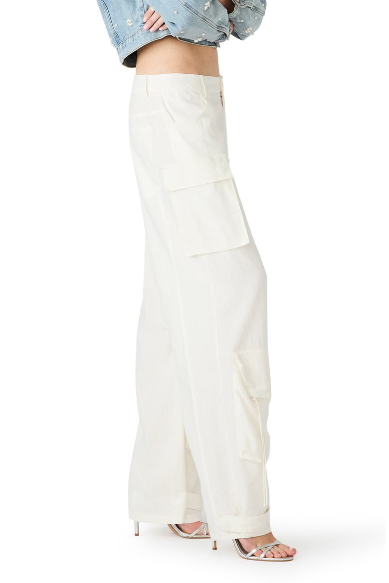 Duo Linen Blend Cargo Pants, Alternate, color, ANTIQUE