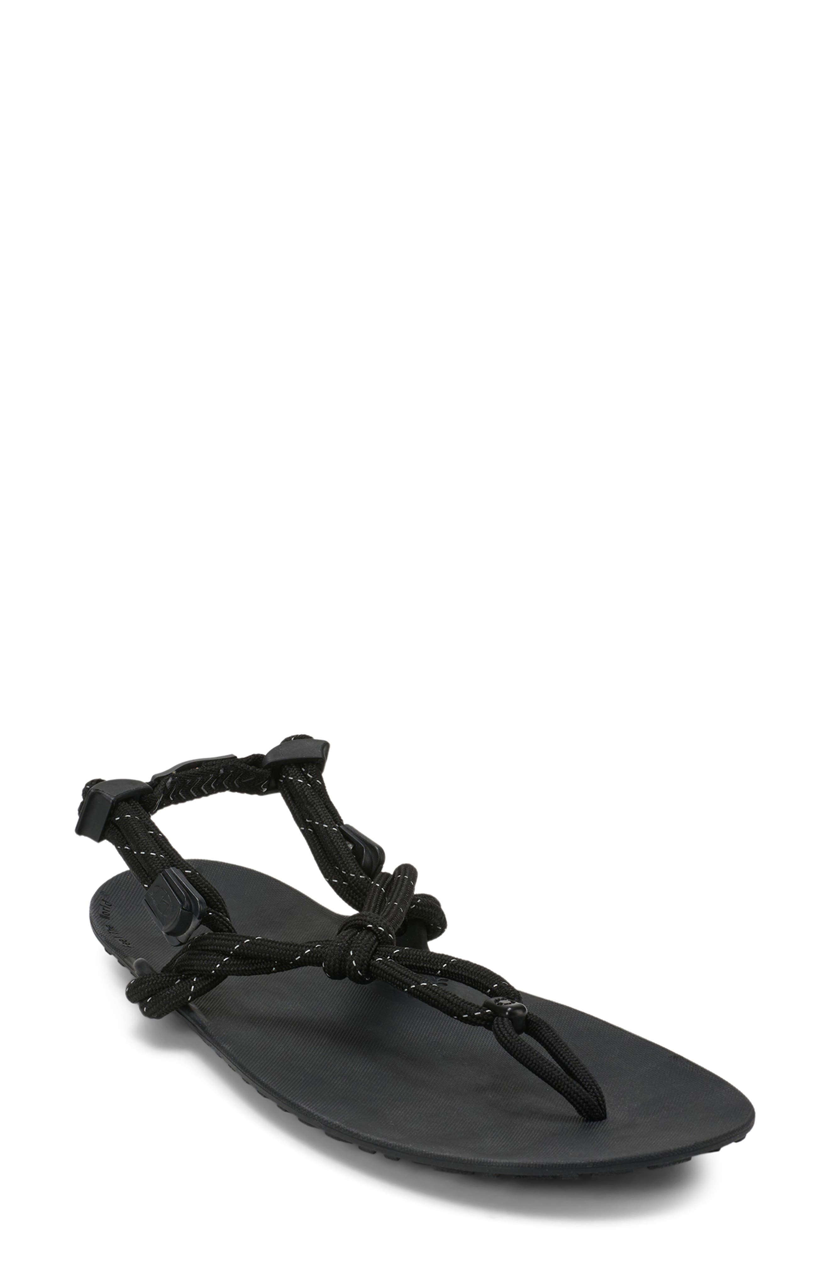 XERO SHOES Genesis Rope Style Barefoot Sandal, Main, color, Black