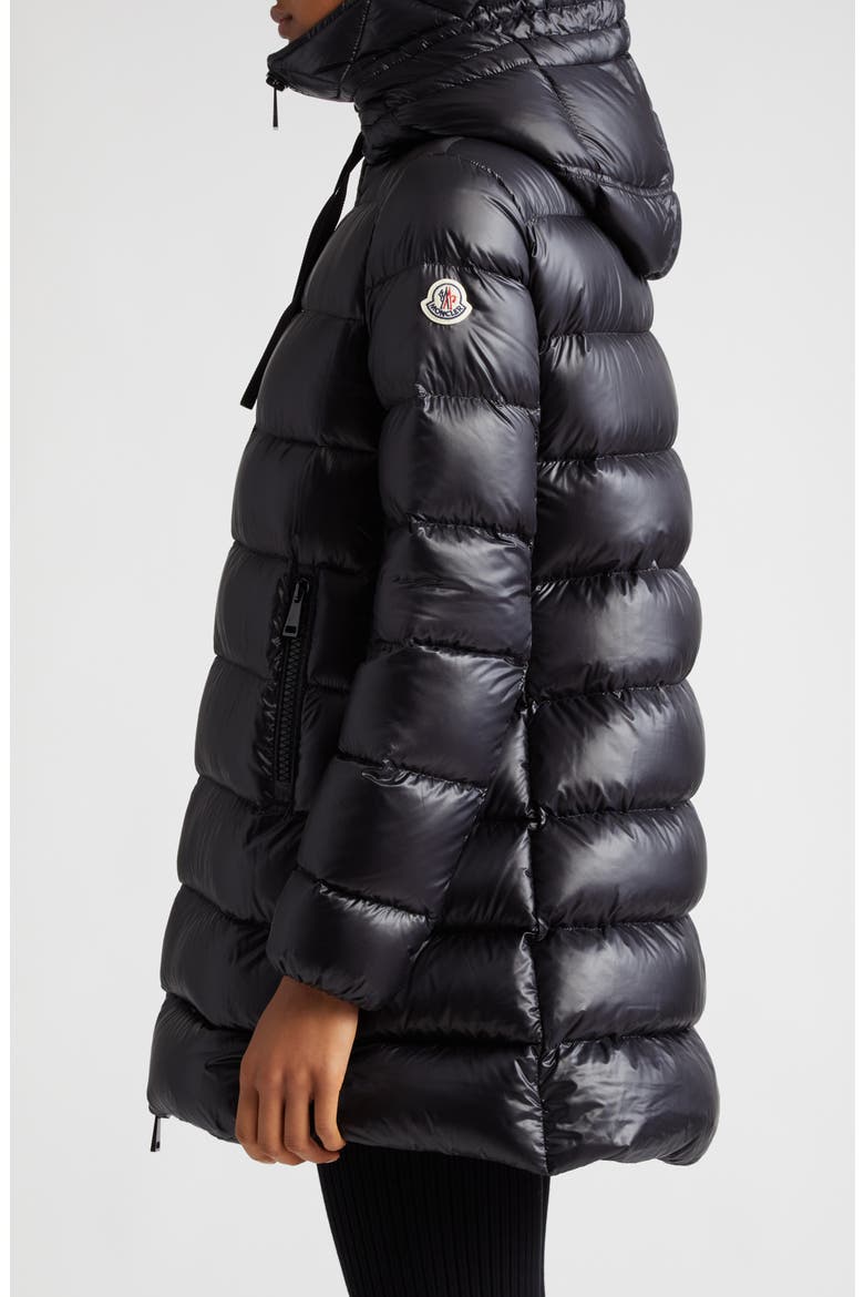 Suyen Quilted Down Parka, Alternate, color, BLACK