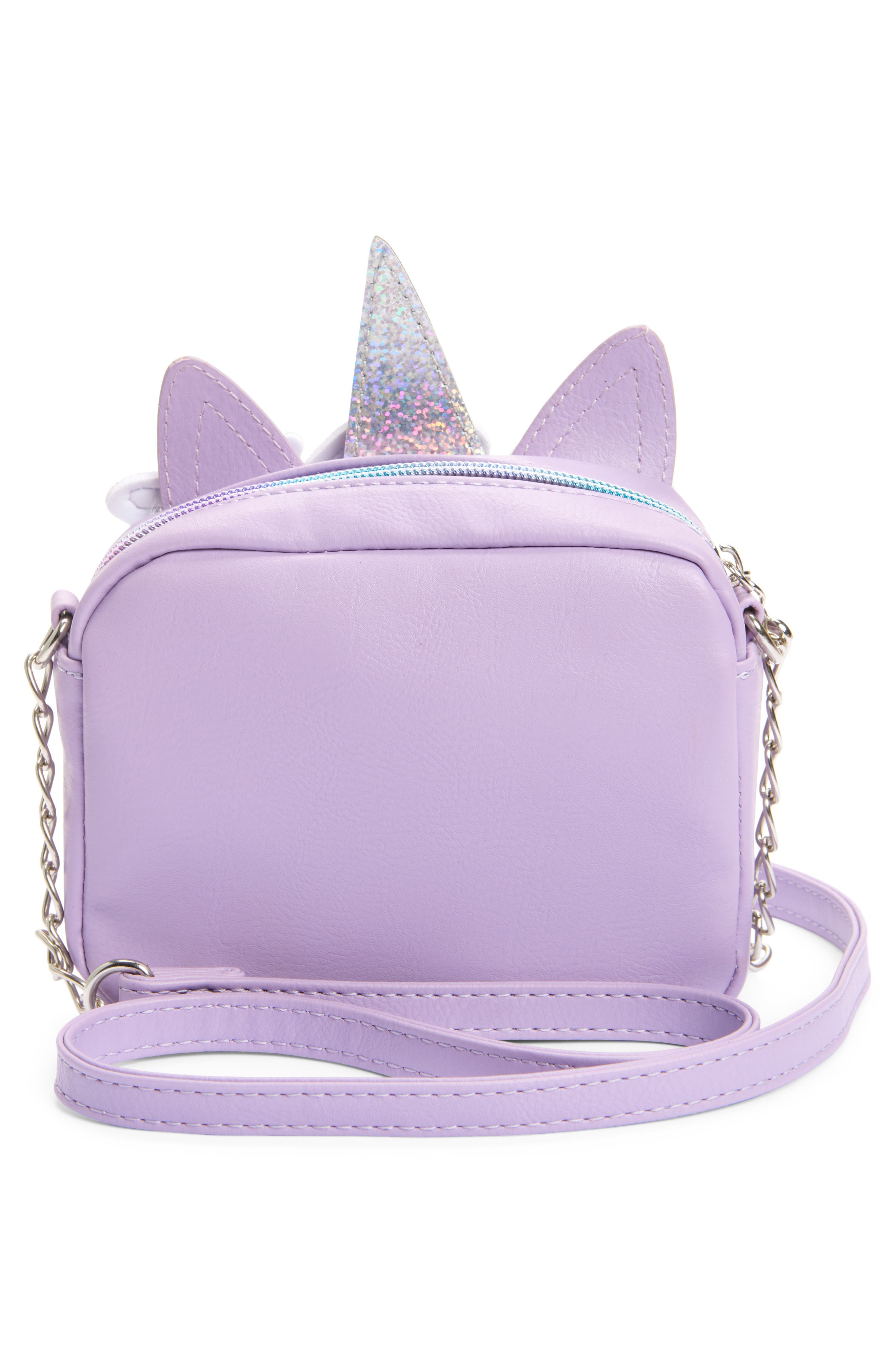 OMG Accessories Kids' Miss Gwen Sequin Crossbody Bag, Alternate, color, Orchid