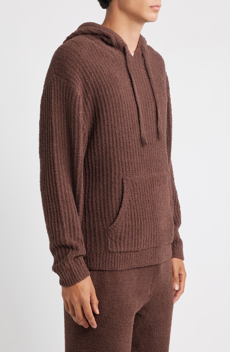 UGG<sup>®</sup> Finnegan Rib Hoodie, Alternate, color, Cola