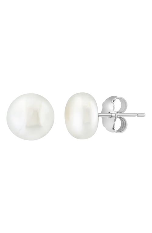 Effy Freshwater Pearl Necklace & Earrings Set In White