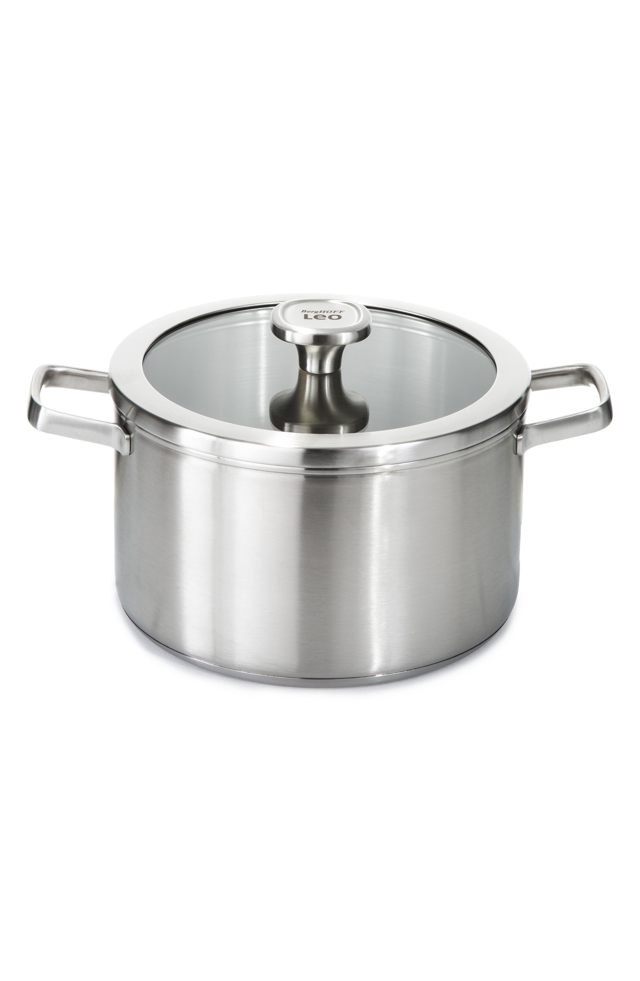 BergHOFF Leo Graphite 6.3-Quart Covered Stockpot