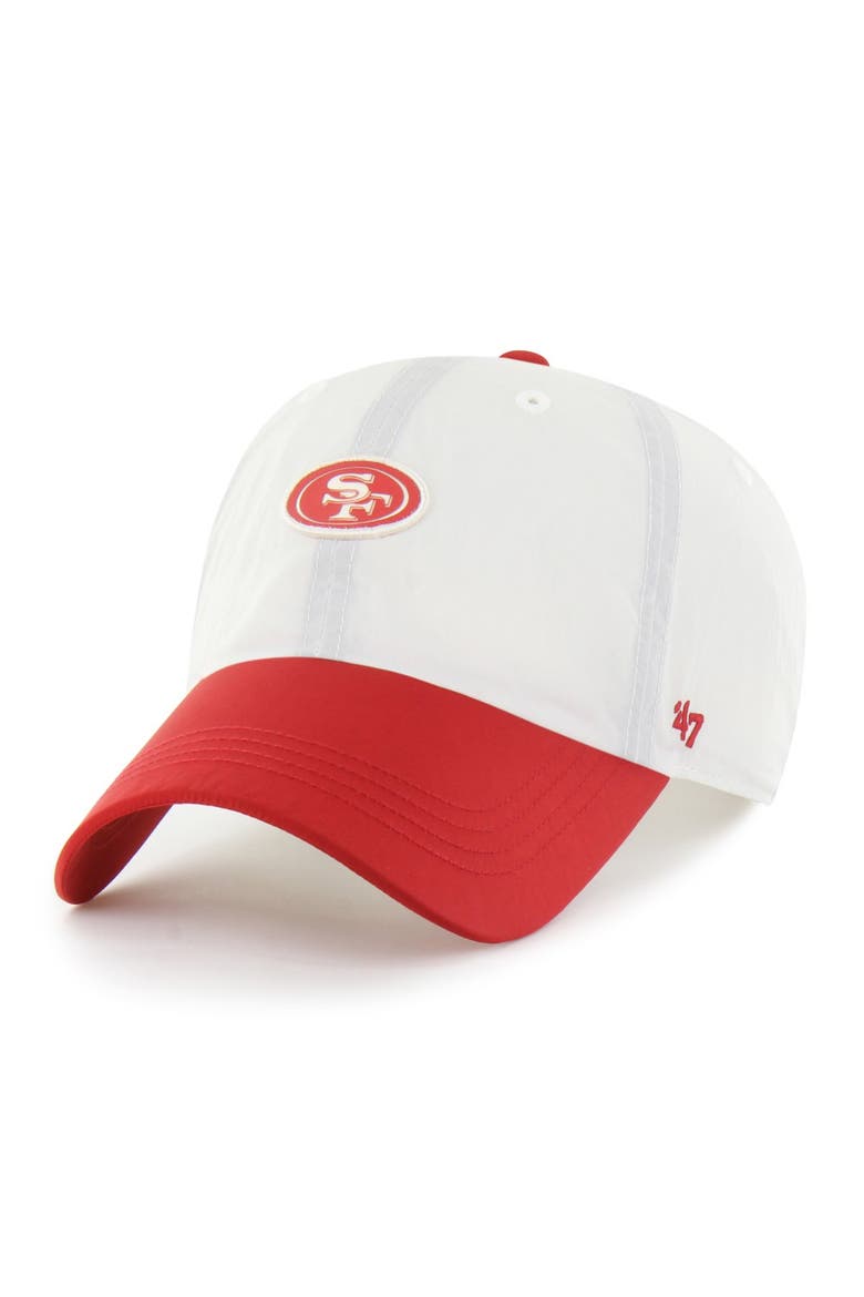 Men's '47 Cream San Francisco 49ers Modernia Clean Up Adjustable Hat, Main, color, Cream