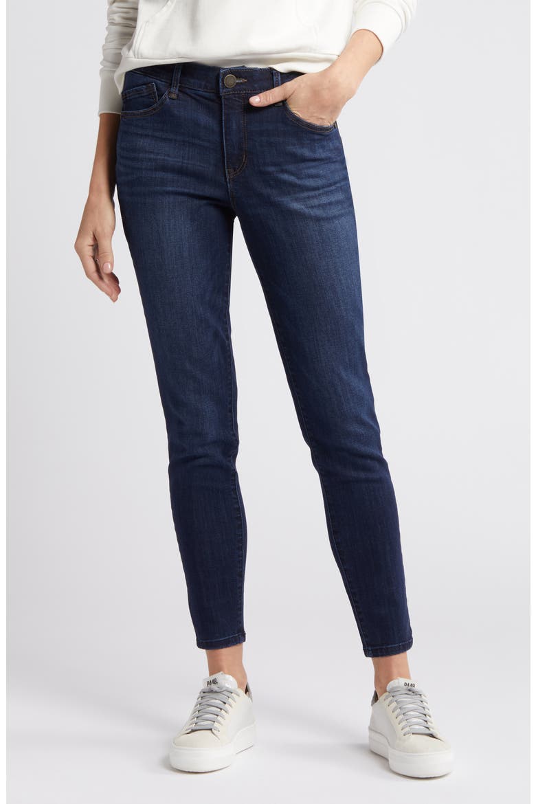 Sophie 'Ab'Solution Modern Ankle Skinny Jeans, Alternate, color, INDIGO