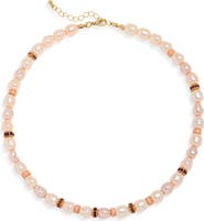NORDSTROM RACK Faux Pearl Beaded Necklace