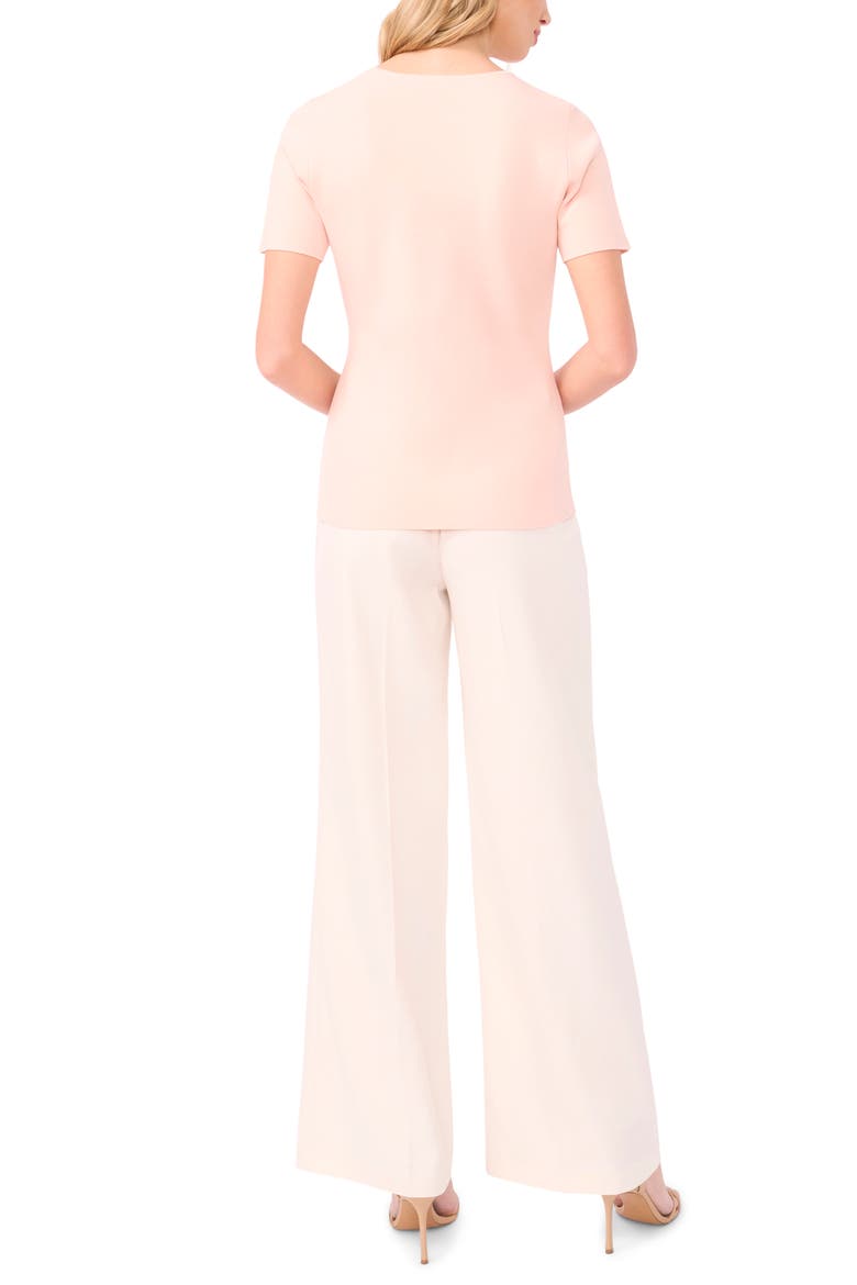 Gail Longline Split Hem Button-Up Shirt, Alternate, color, CLOUD PINK