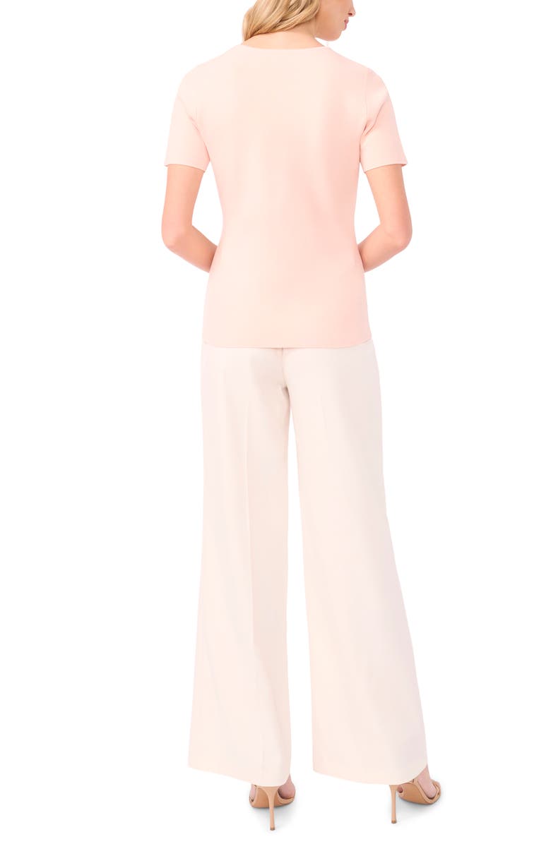 Ted Baker Gail Longline Split Hem Button-Up Shirt, Alternate, color, Cloud Pink