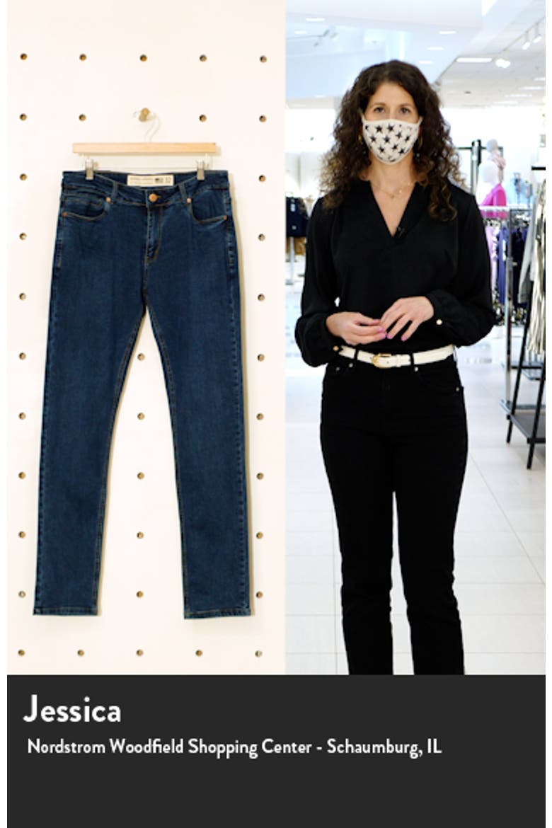 Straight Athletic Fit Stretch Jeans video