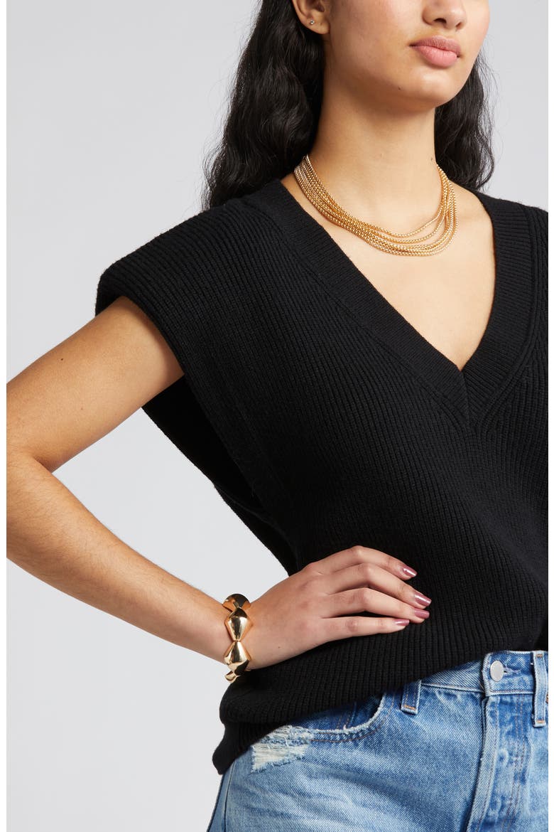 Sweater Vest, Alternate, color, BLACK