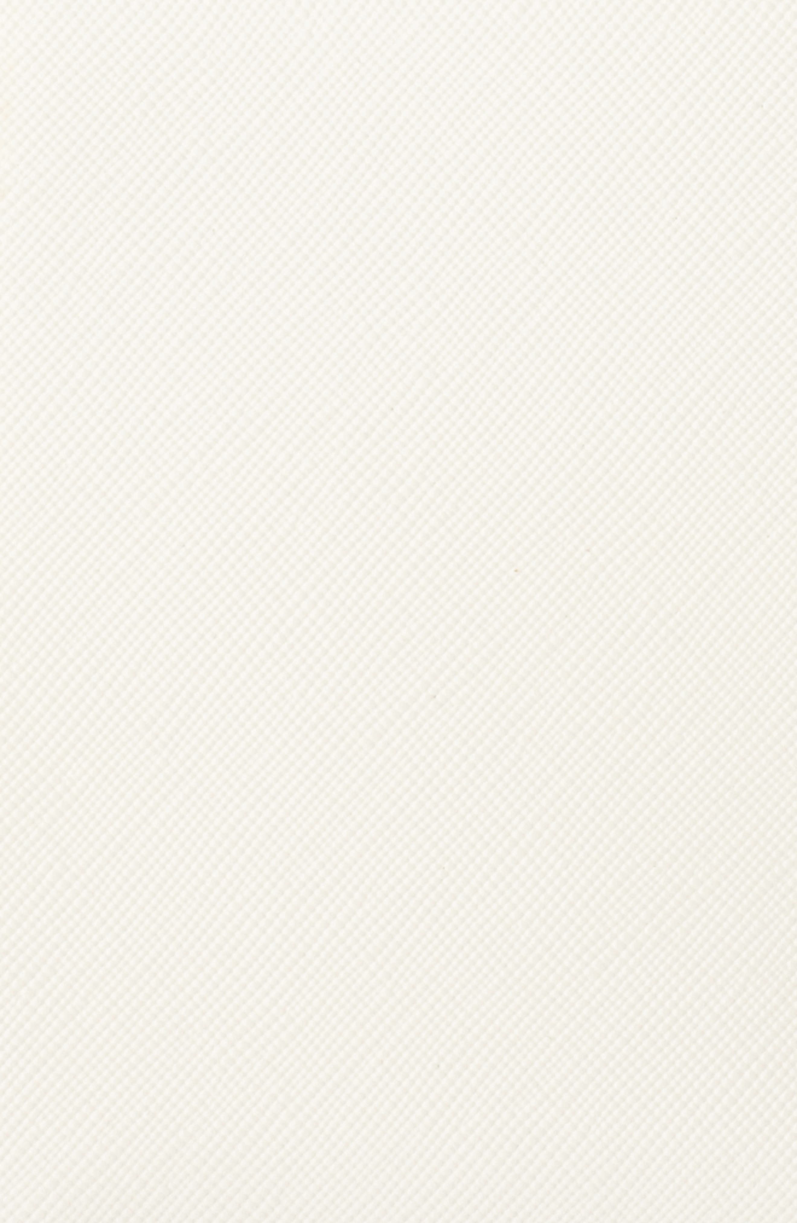 Olga Berg Sasha Faux Leather Top Handle Bag, Alternate, color, White