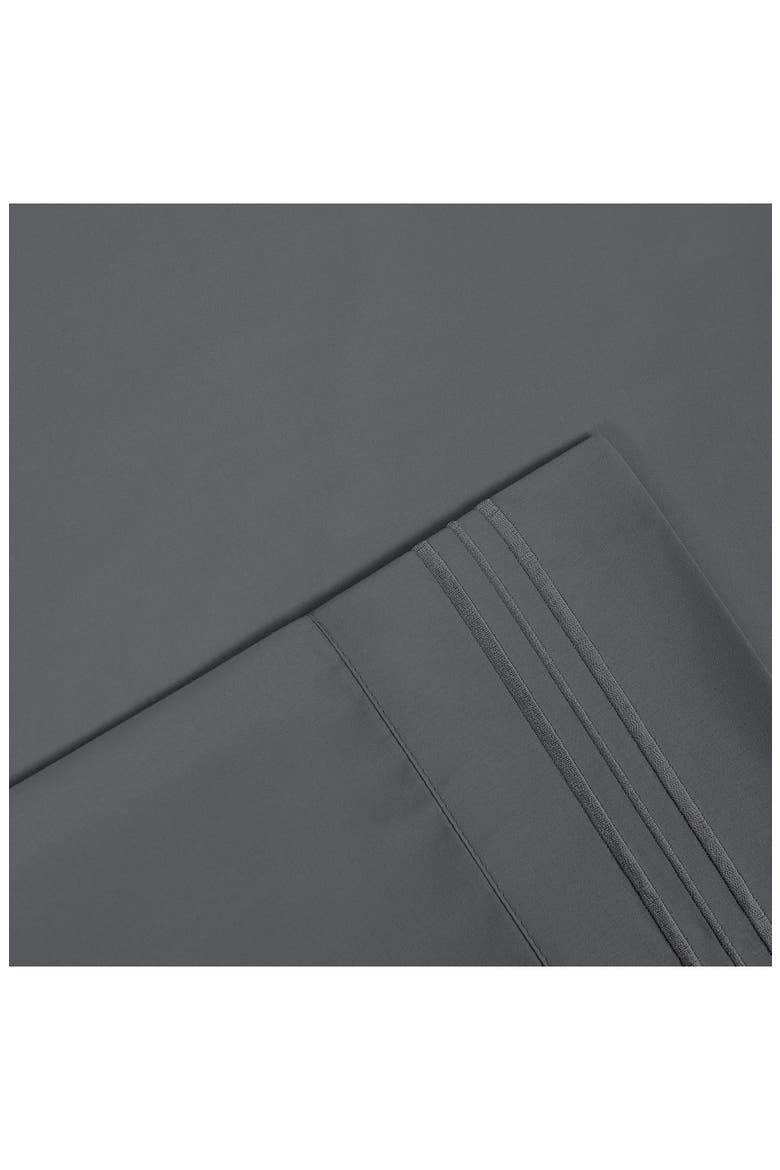Solid Microfiber Deep Pocket 6-Piece Sheet Set, Alternate, color, GRAY