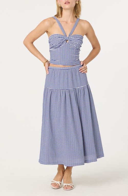 Astr The Label Cutout V-strap Tank In Blue