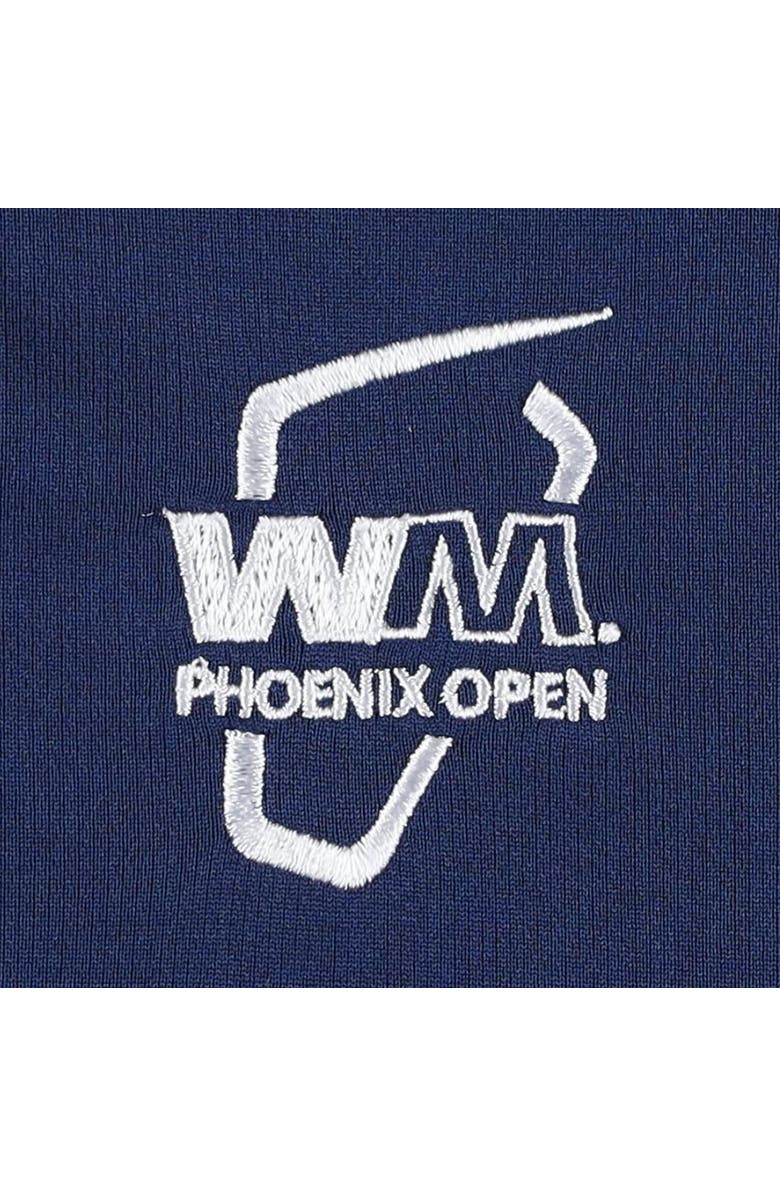 Malbon Golf Men's Navy WM Phoenix Open Performance Quarter-Zip Top, Alternate, color, Navy
